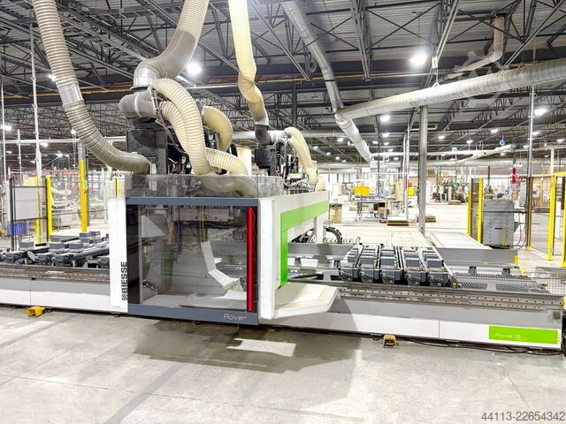 CNC CELL-bearbetningscenter MED limning BIESSE + KUKA Rover B Edge 1967 (conf. 4)