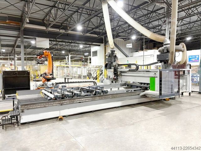CNC CELL-bearbetningscenter MED limning BIESSE + KUKA Rover B Edge 1967 (conf. 4)