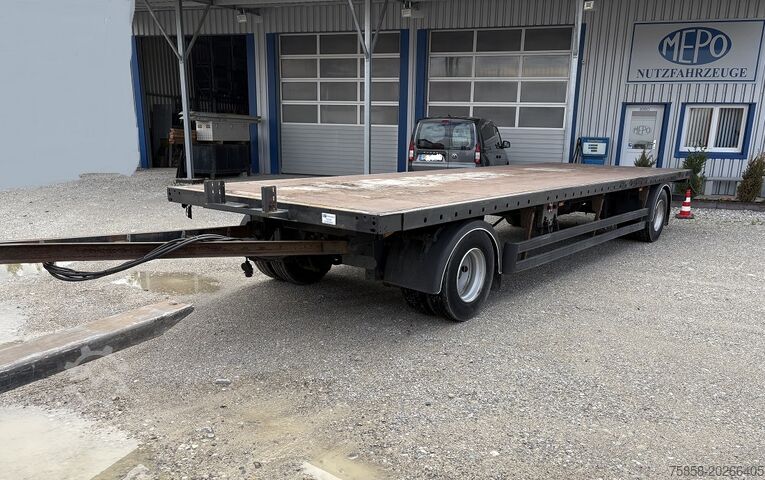 Remorque à plateau ouvert WEB Trailer Plattformanhänger 7950 mm STROH