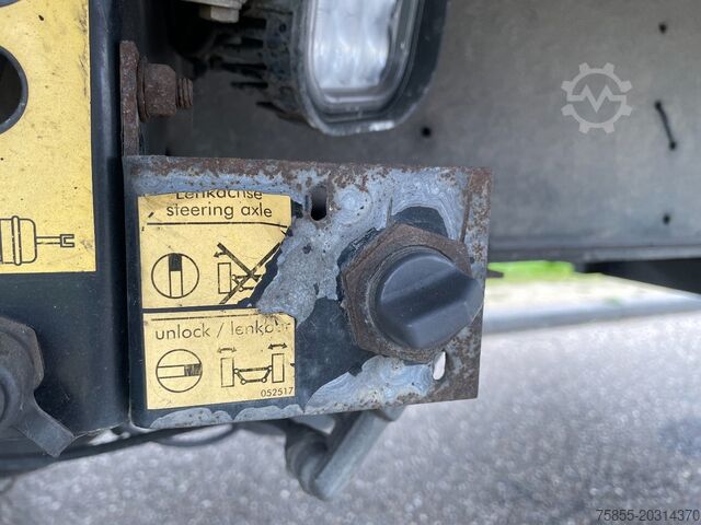 Bâché à rideaux latéraux Schmitz SCS 24/L - 13.62 E B (S01) Kooiaap / SAF Axle /...