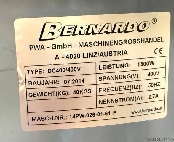 Mobilné odsávacie zariadenie / mobilný odlučovač prachu Bernardo DC 400