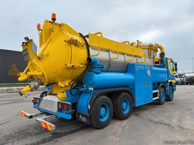 Lori tangki vakum MERCEDES-BENZ Actros 4140 8x4 KOKS MEGAVAC 8000 ADR Dry Vac