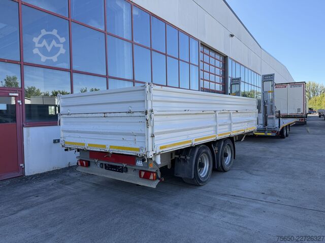 Veicolo commerciale  18 t  18 t Tandemkipper- Tieflader, Aufsatzbordwände