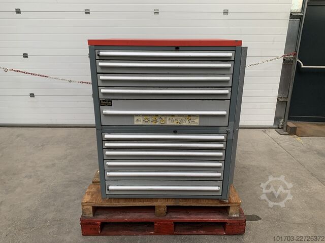 Armadio da officina con cassetti Armoire de rangement d'atelier PAROLAI 11 tiroirs