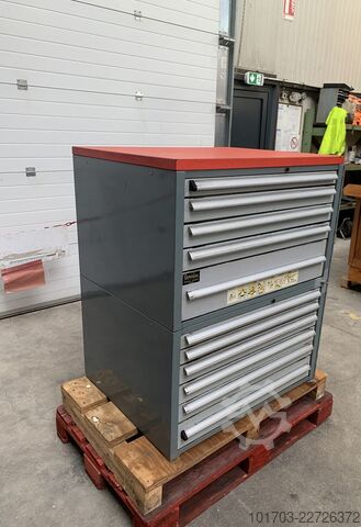 Armadio da officina con cassetti Armoire de rangement d'atelier PAROLAI 11 tiroirs