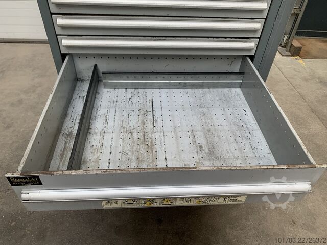 Armadio da officina con cassetti Armoire de rangement d'atelier PAROLAI 11 tiroirs