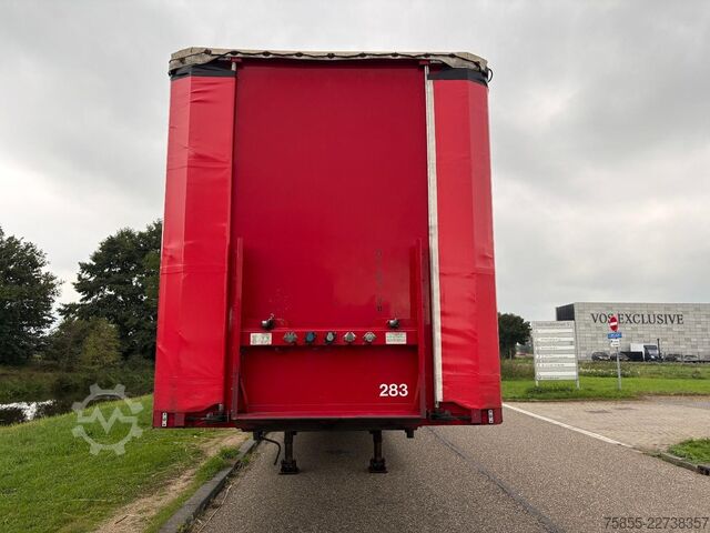 Bâché à rideaux latéraux Groenewegen DRO-14-20 B 2-Axle Tautiner / BPW Axles / Steer...
