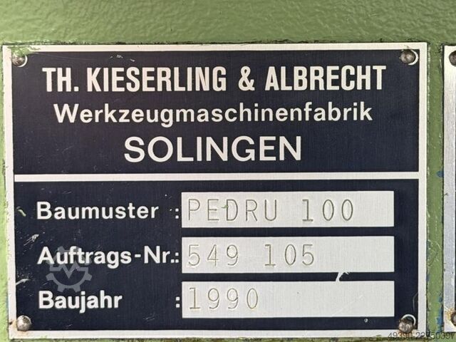 Single-column eccentric press KIESERLING & ALBRECHT PEDRU 100