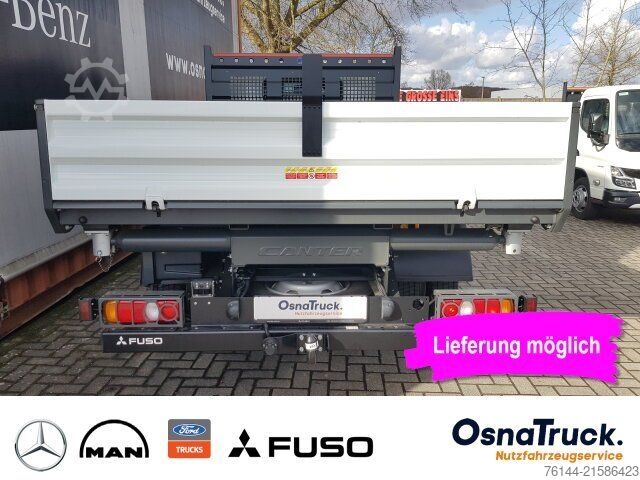 Furgão basculante FUSO 7C18 Dreiseitenkipper Klima,AHK3,5t,Nutzl.3800KG