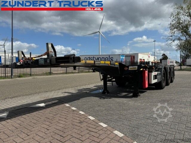 نقل الحاويات Kässbohrer 3 AS CONTAINERCHASSIS, MULTI FUNCTIONAL ALL CON...