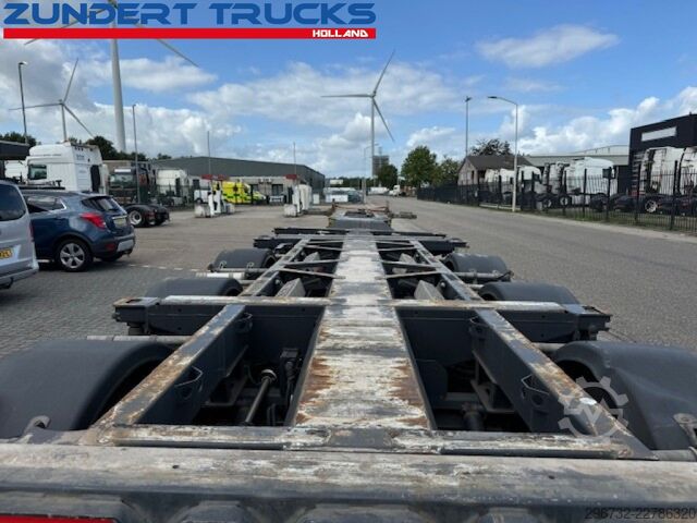 نقل الحاويات Kässbohrer 3 AS CONTAINERCHASSIS, MULTI FUNCTIONAL ALL CON...