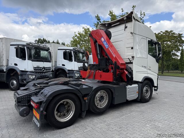 Tractora standard Volvo FH460 6X2 Kran HMF 2620 bis 18.50 Meter