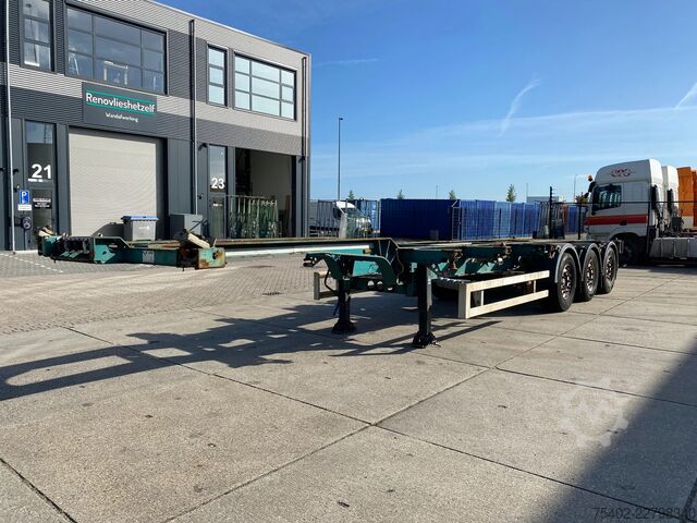 Transporte de contentores Schmitz Cargobull SCF 24 / SAF + Disc / 1x Extendable / 1x Lift A...