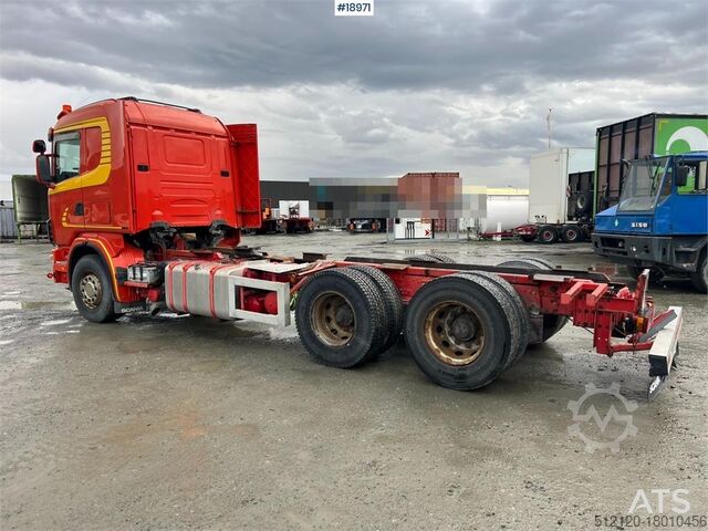 Шасі з кабіною Scania R164 6x2 chassis Repair object