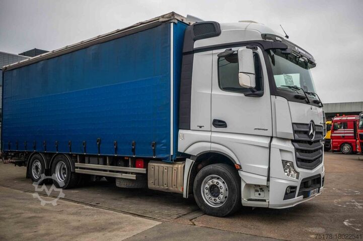 Bâche MERCEDES ACTROS 2548-6X2+E6+VOITH-(+remorque: +5.000 € )