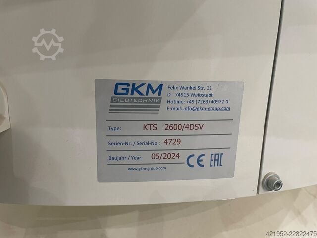  GKM Siebtechnik GmbH KTS 2600/4DSV
