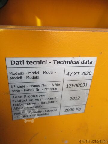 Firevejs gaffeltruck FAC 4V-XT3020