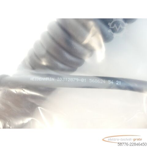 Komponenta Heidenhain ID 312 879-01 Handrad Spiralkabel HR410 L: 3,00 m --