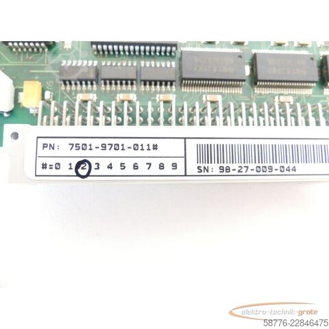 Komponenta Heidenhain SDC 7501-9703-0112 Achsantrieb Platine Version D SN 98-27-009-044