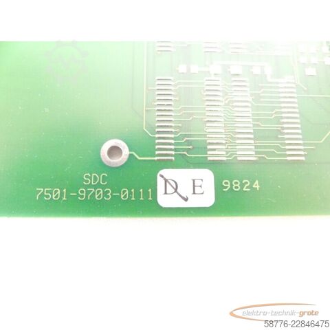Komponenta Heidenhain SDC 7501-9703-0112 Achsantrieb Platine Version D SN 98-27-009-044