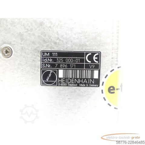 Komponenta Heidenhain UM 111 ID 325 000-01 SN 7896171 im Austausch (Exchange)