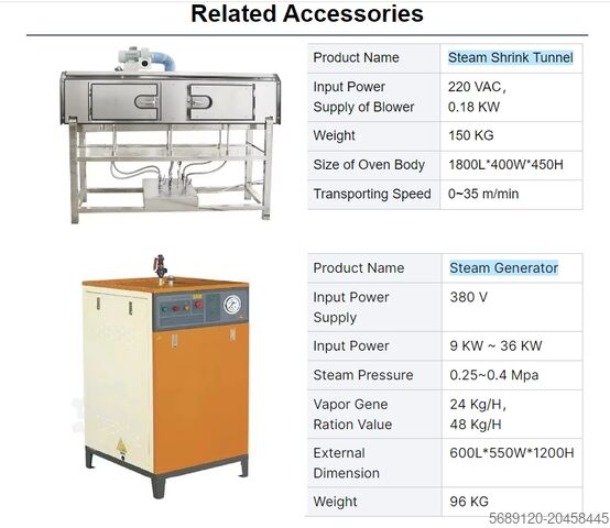 Automatic sleeve labeling machine Shanghai Cat claw trading company MZWP01