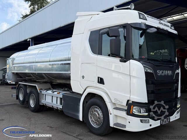 Autocisternă Scania R580 V8 NGS Retarder, 15000 Liter - RVS tank