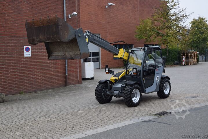 Încărcător telescopic KRAMER 1245 Teleskop Klappschaufel Gabel 1393 Stunden