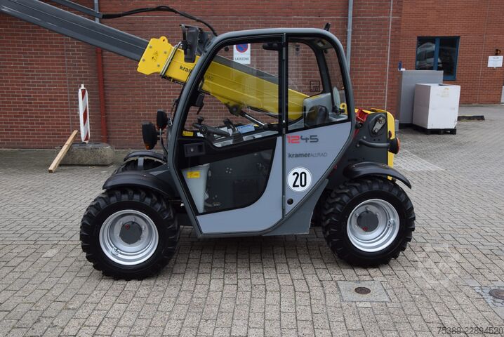 Încărcător telescopic KRAMER 1245 Teleskop Klappschaufel Gabel 1393 Stunden