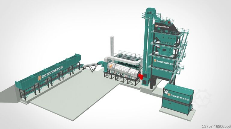 Planta mezcladora de asfalto estacionaria Stationary asphalt mix plant Stationary asphalt mix plant