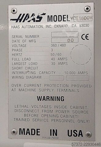  HAAS VCE 1600W