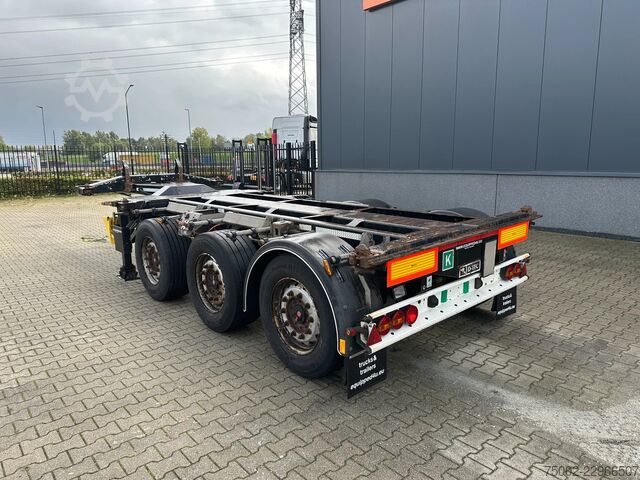 Preprava kontajnerov D-TEC FLEXITRAILER TRACTION / ADR / SAF + discbrakes ...