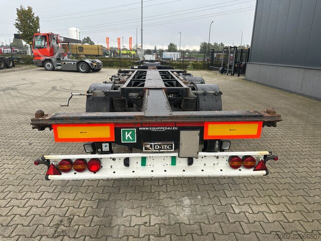 Preprava kontajnerov D-TEC FLEXITRAILER TRACTION / ADR / SAF + discbrakes ...
