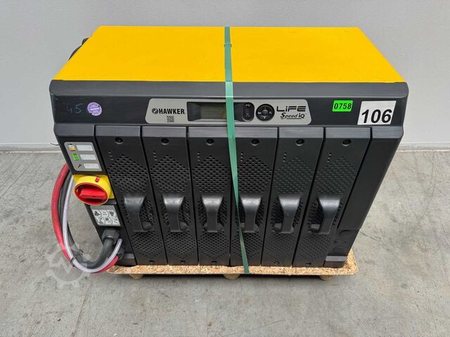 Modulær HF-lader for gaffeltruck Hawker 80V
