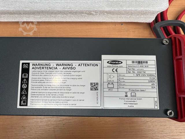 Cargador para transpaleta eléctrica Fronius 48V