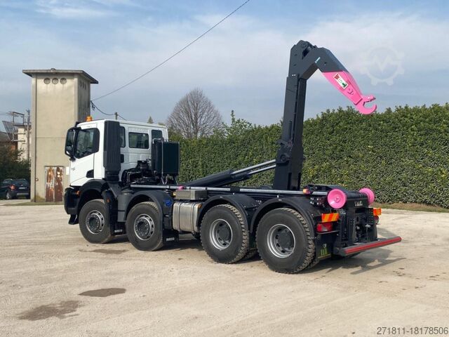 Камион с кука за контейнери IVECO IVECO TRAKKER T-WAY AD510 NUOVO SCARRABILE