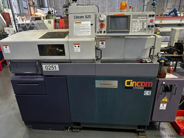 Used CITIZEN CINCOM B20 CNC lathe 