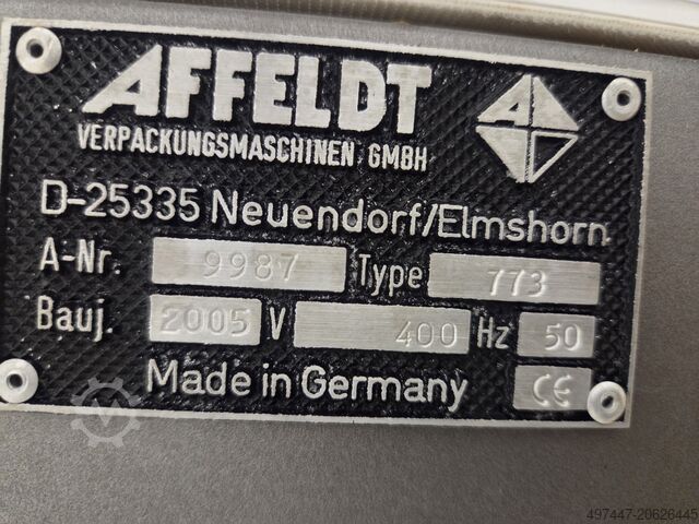 Affeldt lóðrétt pökkunarvél Affeldt counter + vertical packaging machine