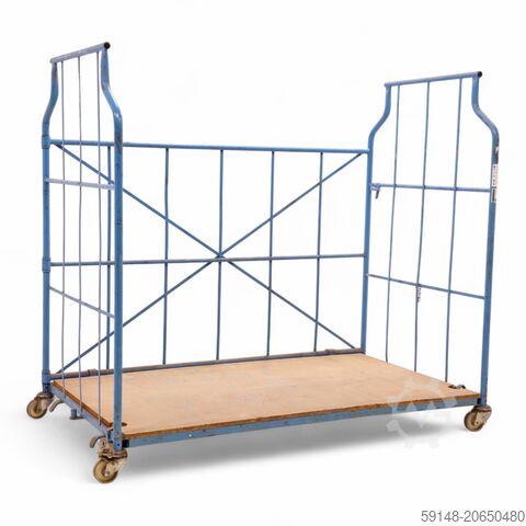 Used Furniture roll container L-nestable and stackable , L: 2000, W: 1150, H: 1800 (mm). , Kruizinga 99-099GB-D