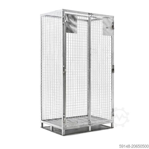 Used Full Security mesh container lockable, L: 1200, W: 800, H: 2200 (mm). 1870ltr, L: Kruizinga 99-4502-AD-GB
