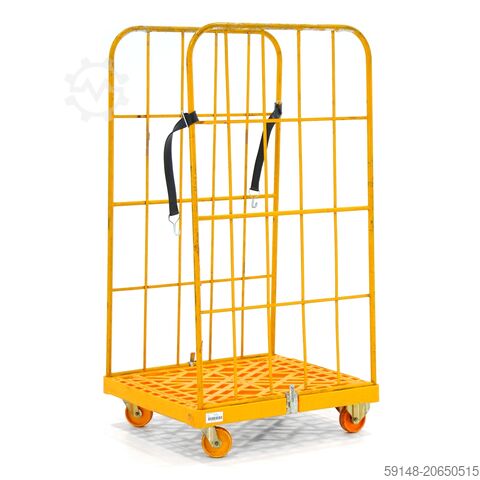 Used 2-Sides input gates + 2 nylon tensioning belts, L: 820, W: 720, H: 1760 (mm). Kruizinga 99-6144GB