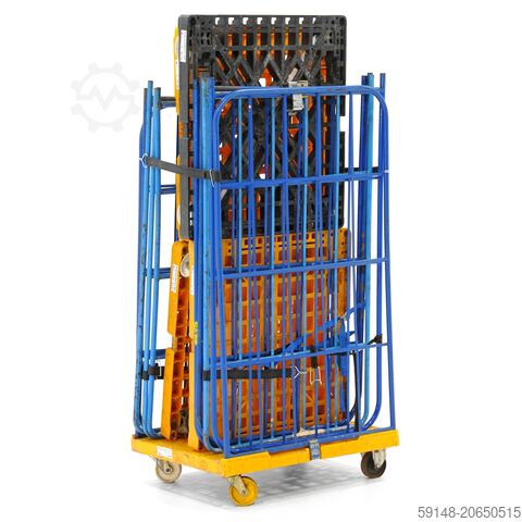 Used 2-Sides input gates + 2 nylon tensioning belts, L: 820, W: 720, H: 1760 (mm). Kruizinga 99-6144GB