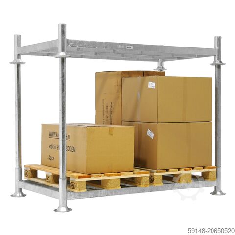 Used Mobile storage rack suitable for stanchions 60.3, L: 2015, W: 1165, H: 300 (mm). , L: Kruizinga 99-620GB