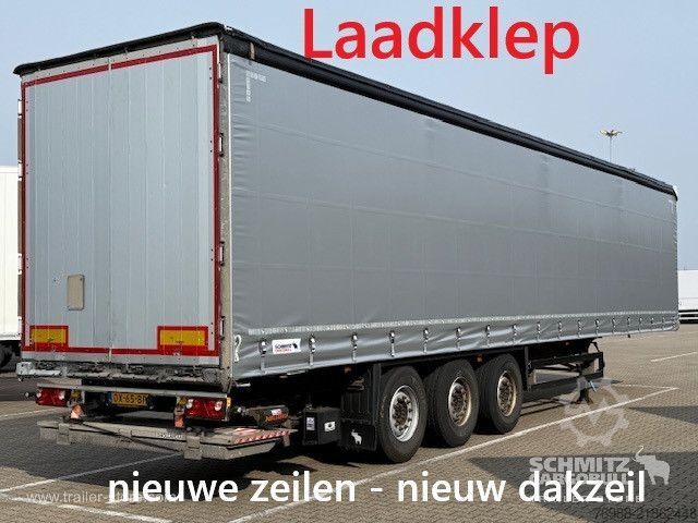 Semirremolque abierto con toldo Schmitz Cargobull Curtainsider Standard Ladebordwand