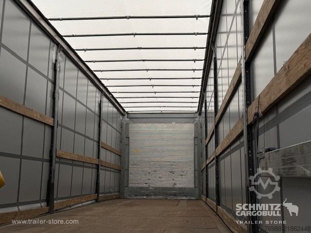 Semirremolque abierto con toldo Schmitz Cargobull Curtainsider Standard Ladebordwand