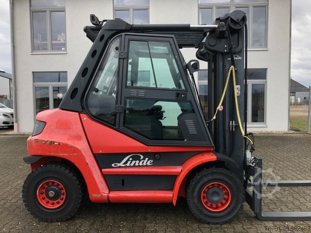Framanhlöð lyftari LINDE H60D 396_Diesel_ Heizung_4. Ventil_ Deutz_ Waage