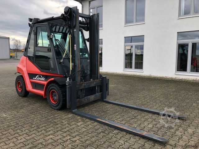 Framanhlöð lyftari LINDE H60D 396_Diesel_ Heizung_4. Ventil_ Deutz_ Waage