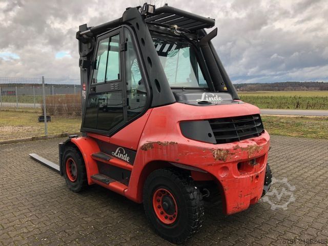 Framanhlöð lyftari LINDE H60D 396_Diesel_ Heizung_4. Ventil_ Deutz_ Waage