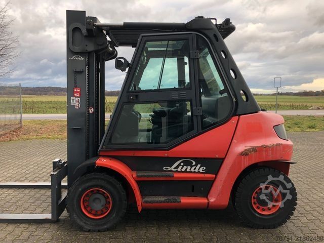 Framanhlöð lyftari LINDE H60D 396_Diesel_ Heizung_4. Ventil_ Deutz_ Waage