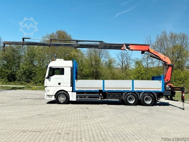 Kraan yang dipasang pada lori MAN TGX 28.480 Pritsche 7,10 m+ PK 27002/FUNK * TOP